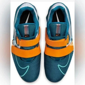 NIKE ROMALEOS 4 Weightlifting Gym Shoes Marina Blue CD3463-493 Men's Size 12